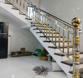 Công trình làm cầu thang nhà chị Hoài