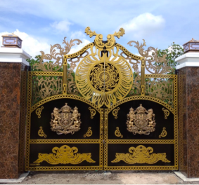 Mẫu cửa cổng sắt MS02